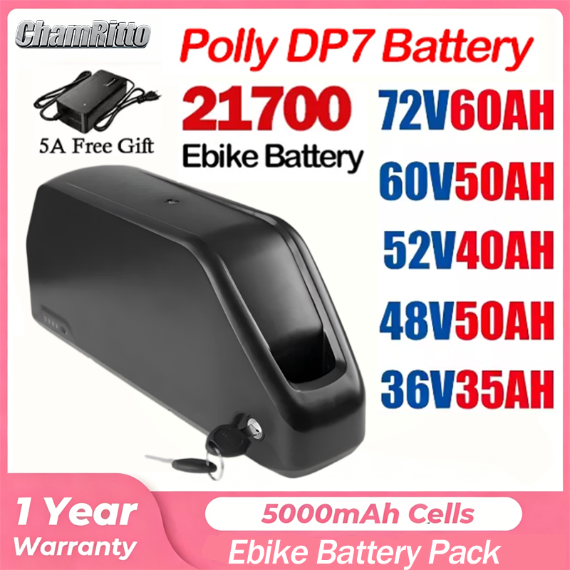 72V 40Ah Lifepo4 Battery Pack - Batteria Hailong Polly 52V 50Ah per