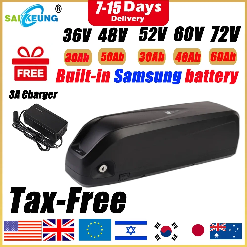 72V 40Ah Lifepo4 Battery Pack - Hailong Polly 48V 52V 60V 36V