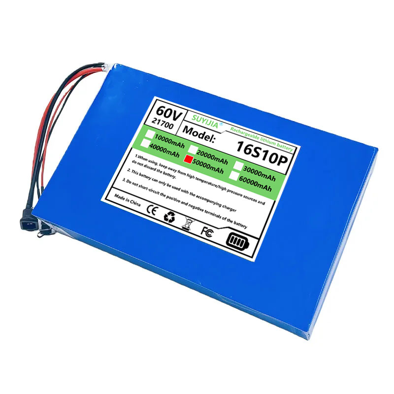 Nuova Batteria Li-ion 21700 da - 60V 50Ah Electric Scooter Battery recensione e prezzo