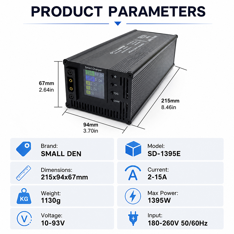 54.6V 67.2V 84V 5A 8A 10A 12A  - 84V 20A Smart Charger recensione e prezzo