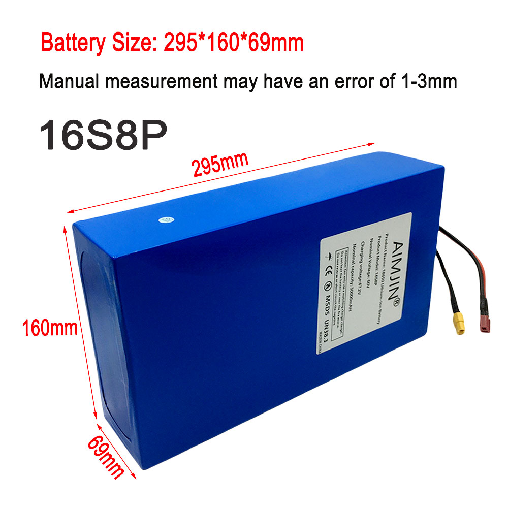 Batteria al Litio 16S8p 1000-3 - 60V 50Ah Electric Scooter Battery recensione e prezzo