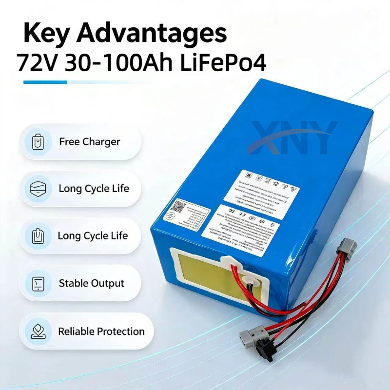Batteria XNY al Litio LiFePO4  - 72V 40Ah Lifepo4 Battery Pack recensione e prezzo