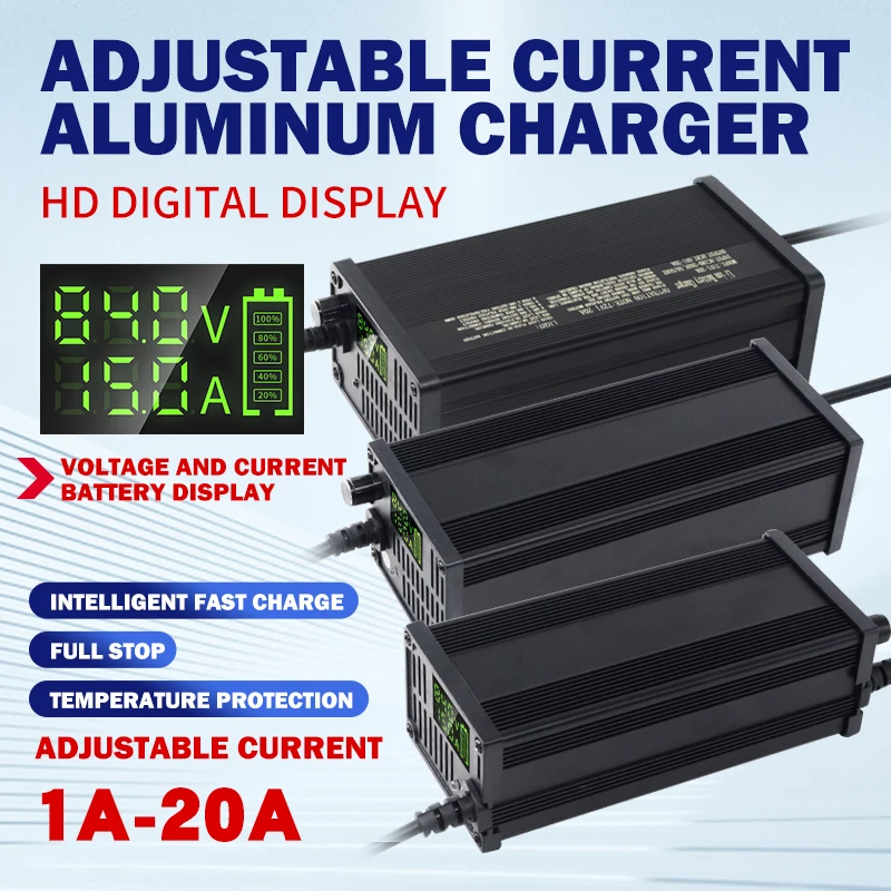 Caricabatteria al litio regola - 72V 15A Fast Charger recensione e prezzo