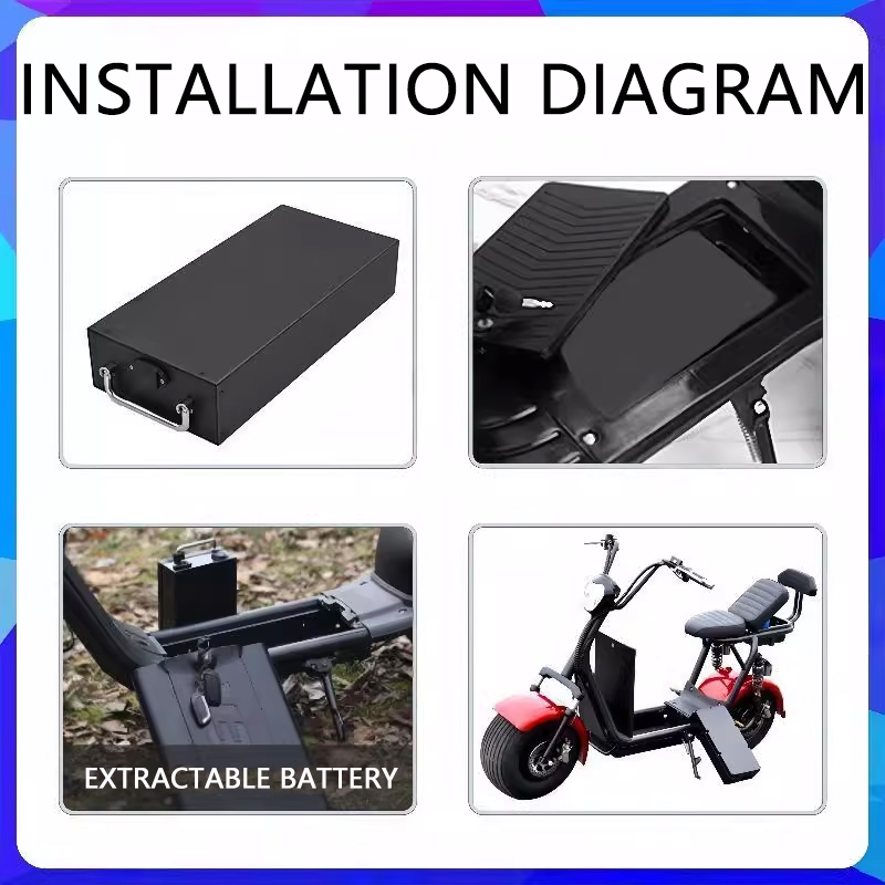 Batteria al litio 60V 20AH-40A - 60V 50Ah Electric Scooter Battery recensione e prezzo